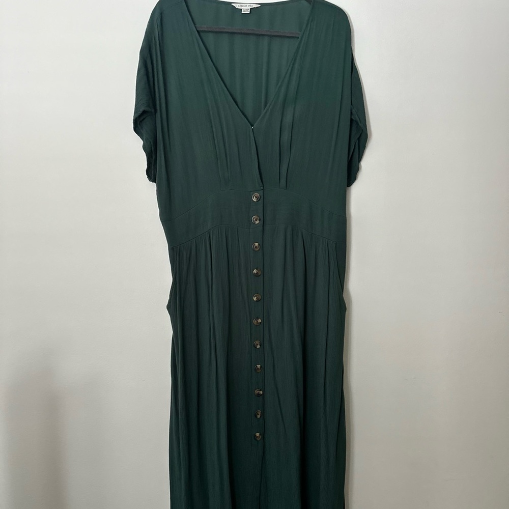 AE Midi button front Dre ss